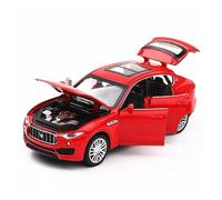 XGFFBAGB Coche A Escala 1:32 Ford Levante, Modelo De Metal Fundido A Presión, con Sonido Y Luces. SUV De Retroceso con 7 Puertas Que Se Abren. Ideal para Regalar.(Rosso,No Box)