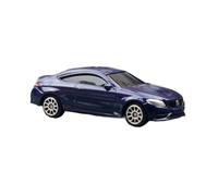 XGFFBAGB Coche De Juguete Deportivo Fundido A Presión, Modelo De Aleación De Metal, Regalo, 1/64, para Mercedes C63 S AMG(BLU,with Box)