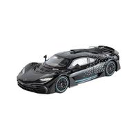 XGFFBAGB Coche Deportivo De Aleación A Escala 1:18, Fundido A Presión, De Metal, para Carreras, Modelo De Juguete, Regalo(Black,No Box)