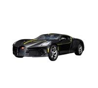 XGFFBAGB Coche Deportivo De Aleación A Escala 1/24, Modelo De Coche Fundido A Presión, Decoración De Moda, Regalo(Black,with Box)