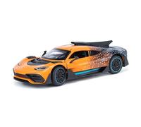 XGFFBAGB Coche Deportivo De Aleación B-One Track, Escala 1:24, Fundido A Presión, De Metal, Modelo De Vehículo, Juguete De Colección, Regalo.(Orange,No Box)