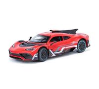 XGFFBAGB Coche Deportivo De Aleación B-One Track, Escala 1:24, Fundido A Presión, De Metal, Modelo De Vehículo, Juguete De Colección, Regalo.(Rosso,with Box)