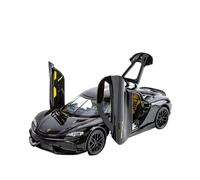 XGFFBAGB Coche Deportivo Koenigsegg, Coche En Miniatura De Aleación, Coleccionables Acústicos, Decoración, Regalo, 1/32(Black,No Box)