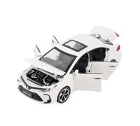 XGFFBAGB Coche En Miniatura De Aleación Corolla 1:32, Luz De Sonido, Juguete Extraíble, Adornos para Coche, Regalo Coleccionable(White,with Box)