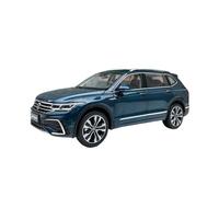 XGFFBAGB Coche En Miniatura De Aleación para TIGUAN L 2022 SUV, Adornos De Recuerdo, Juguetes Coleccionables, Adornos De Exhibición De Regalo, 1:18(BLU,with Box)