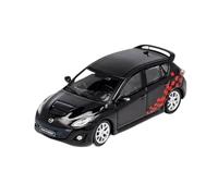 XGFFBAGB Coche Modelo Fundido A Presión, para Axela2 Mazda Speed 3 MPS Hatch Back, 1/64(Black,with Box)