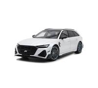 XGFFBAGB Coches De Juguete A Escala 1:18 para ABT RS7, Modelos Fundidos A Presión, Regalos(White,No Box)