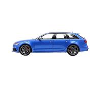 XGFFBAGB Coches De Juguete A Escala 1:18 para RS6 Avant C7, Modelo Fundido A Presión, Regalos(BLU,No Box)