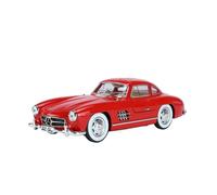 XGFFBAGB Colección De Coches De Juguete De Metal Fundido A Presión De Aleación 300SL A Escala 1:24(Rosso,with Box)