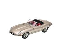 XGFFBAGB Colección De Modelos De Coches De Fundición A Presión Convertibles E-Type De 1961 A Escala 1/64(Gold,with Box)