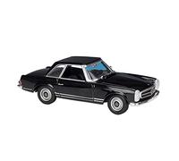 XGFFBAGB Juguete de Metal Fundición a Presión Aleación 1:24 para 230SL, Modelo De Coche Antiguo Retro, Regalo De Colección(Black,with Box)