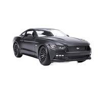 XGFFBAGB Juguetes Modelo De Aleación 1:18 para Mustang Muscle Sport Car Auténtico(Black,with Box)