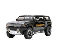 XGFFBAGB Juguetes para Niños 1:24, Modelo De Coche De Aleación Fundida A Presión para Hummer EV Energy SUV, Coche De Metal, Regalo para Niño, Juguetes De Navidad(Black,No Box)