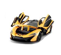 XGFFBAGB McLaren P1 - Coche Deportivo De Aleación, Escala 1:24, Modelo Estático, Regalo De Colección(Yellow,with Box)