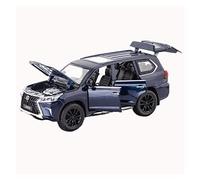 XGFFBAGB Modelo A Escala 1/32 De Coche De Metal Fundido A Presión con 6 Puertas Que Se Abren, Luces Y Sonidos, Y Mecanismo De Retroceso.(BLU,with Box)