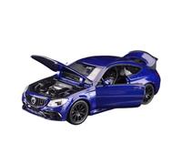 XGFFBAGB Modelo De Coche De Aleación C63S A Escala 1/32, Adornos De Metal, Colección De Regalos.(BLU,with Box)