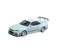 XGFFBAGB Modelo De Coche De Aleación GT-R R34 Nismo Z-Tune 1/64(White B,No Box)