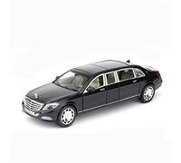 XGFFBAGB Modelo De Coche De Aleación Maybach S600, Escala 1/24, para Tirar hacia Atrás, Regalo(Black,No Box)