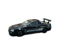 XGFFBAGB Modelo De Coche De Juguete Fundido A Presión Z-Tune GT-R (R34) A Escala 1/64(Black,with Box)
