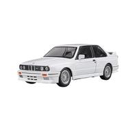 XGFFBAGB Modelo De Coche De Juguete M3 E30, Vehículo De Metal Fundido A Presión, Puertas con Luz De Sonido Extraíble, Regalo De Colección Que Se Puede Abrir, 1:24(White,No Box)