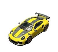 XGFFBAGB Modelo De Coche Deportivo De Aleación 911 GT2 RS, Escala 1/64, Estático, Coleccionable, Regalo De Recuerdo.(Yellow,No Box)