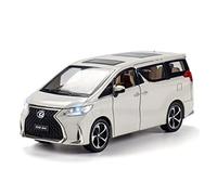 XGFFBAGB Modelo De Coche LM300 A Escala 1/24, Juguetes De Fundición A Presión, Carrocería De Aleación Metálica, Furgoneta Extraíble, Regalos(White,No Box)