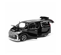 XGFFBAGB Modelo De Vehículo Comercial Alphard MPV, De Metal Fundido A Presión, A Escala 1/32, Juguete De Colección, Regalo(Black,No Box)