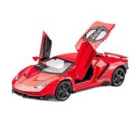 XGFFBAGB para LP770 1:32, Modelo De Coche Deportivo De Aleación, Sonido Fundido A Presión, Rueda De Coche Trasera De Elevación, Regalo(LP770 Red,with Box)