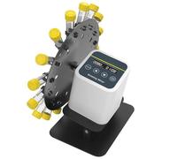 XGHDPBM Mezclador rotatorio Digital for Tubos de Laboratorio, ángulo Ajustable (40-80°) y Velocidad (20-80 RPM) con Temporizador de 1 min a 23 h 59 min for Tubos de 1,5/2/5/10/15/50 ml.