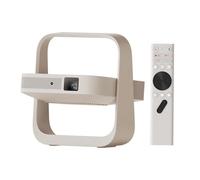 XGIMI Elfin Flip Plus Proyector Portátil, 500 Lúmenes ISO, Resolución 1080P, Google TV con Netflix Oficial, Soporte 150°, Altavoces Integrados de 2 x 3W, WiFi, Bluetooth, Adaptación a la Pantalla