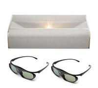 XGIMI Mira 4K Laser TV Proyector y 2X Gafas 3D DLP-Link Obturador Activo