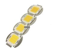 XGINERFEX 2PC High Power 30W White Full Spectrum LED Grow Light Diodes 6500K & 380-780nm Plant LED COB Chip