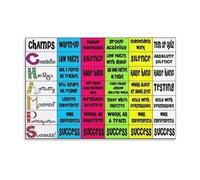 XGINERFEX Behavior Management System Poster - Visual Classroom Rules & Expectations Chart, Teacher's Guide to Environment, Canvas Art for School or Homeschool(Unframed,16x24inch(40x60cm))