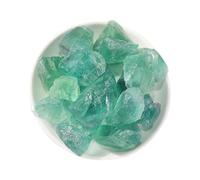 XGINERFEX Blue Fluorite Rough Raw Stone Crystal Aquarium Home Decoration Collection,100g Gemstone Stone