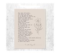 XGINERFEX Book Page Literature Print Quote Wall-Art Minimalist Boho Decor for Study Room Home Library(Unframed,16x24inch(40x60cm))