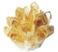 XGINERFEX Citrine Raw Crystals Rough Stones Crystal for Tumbling, Cabbing, Fountain, Decoration, Polishing, Wire Wrapping, Wicca Lovers,200G Gemstone Stone