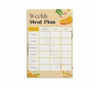 XGINERFEX Clean Eating Weekly Guide Poster Visual Meal Ideas for the Home Chef Kitchen or Gym Locker Room Wall Chart(Unframed,16x24inch(40x60cm))
