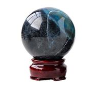 XGINERFEX Crystal Ball Hydroxyapatite Raw Stone Polished Kyanite Home Decoration Ornament for Divination Fengshui,65~70mm Gemstone Stone