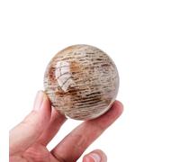 XGINERFEX Crystal Rough Sodalite Ball Sphere Gemstone Quartz Decoration,40~45mm Gemstone Stone
