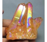 XGINERFEX Decorative Ornaments Quartz Yellow Crystal Bismuth Silicon Cluster Home Decoration Ornament Gift Gemstone Stone