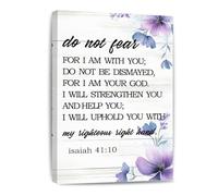 XGINERFEX Do Not Fear Isaiah Poster Inspirational Quote for Home and Office Decor Strength in Faith Wall-Art Gift Print(Unframed,16x24inch(40x60cm))