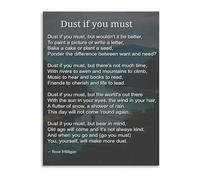 XGINERFEX Done is Better Than Dust Poem Art Poster on Canvas Wall-Art for Productive Living Room and Study(Unframed,08x12inch(20x30cm))