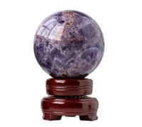 XGINERFEX Dream Amethyst Ball Stone Polished Home Living Room Porch Decoration Feng Shui Ornaments,75~80mm Gemstone Stone