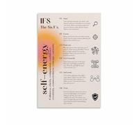 XGINERFEX Family Poster IFS The Six Fs Internal Family Systems Psychology Art for Home Office Therapist Decor(Framed,16x24inch(40x60cm))