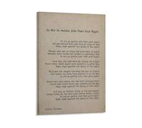 XGINERFEX Famous Poem Poster Classic Poetry Wall-Art Motivational Quote Canvas Print Gallery Wrapped for Living Room Study(Unframed,16X24inch(40X60cm))