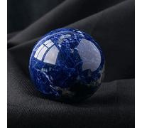 XGINERFEX Fluorite Rough Stone Crystal Ball Rainbow for Decoration or Magic,Sapphire-5cm Gemstone Stone