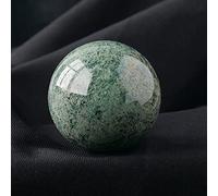 XGINERFEX Fluorite Rough Stone Crystal Ball Rainbow for Decoration or Magic,Water Agate-5cm Gemstone Stone