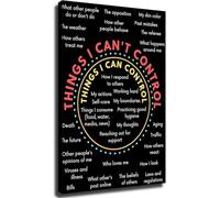 XGINERFEX Focus on What Matters Poster Mental Health Control Guide Wall-Art for Home Office Bedroom Living Room Emotional Management(Framed,16x24inch(40x60cm))