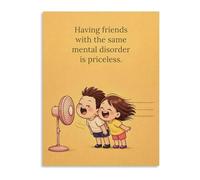 XGINERFEX Friendship Love Poster International Friendship Day Celebration Wall-Art for Home Dorm School Decor(Unframed,08x12inch(20x30cm))