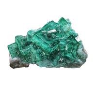 XGINERFEX Green Fluorite Crystal Cluster Irregular Raw Stone for Yoga,400~500g Gemstone Stone